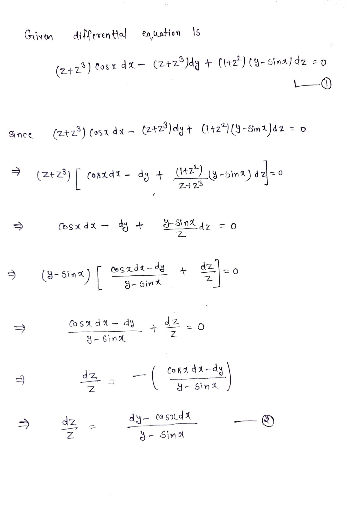 Advanced Math homework question answer, step 1, image 1